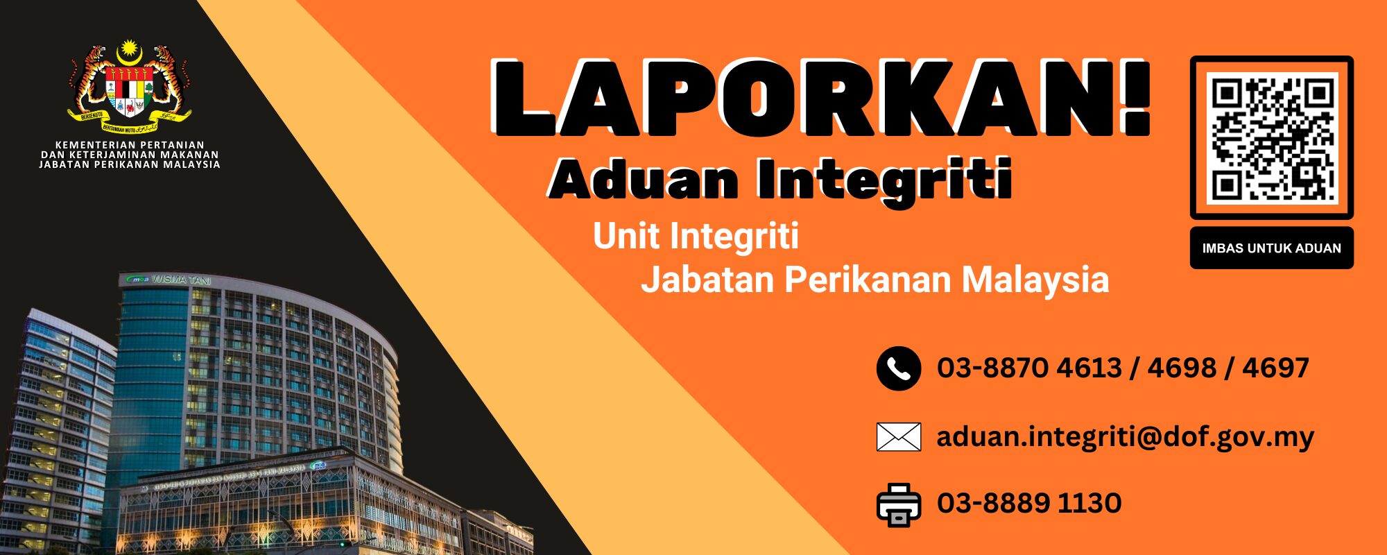 laprkan aduan integriti